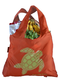 County of Hawai‘i Reusable Shopping Bag filled with groceries